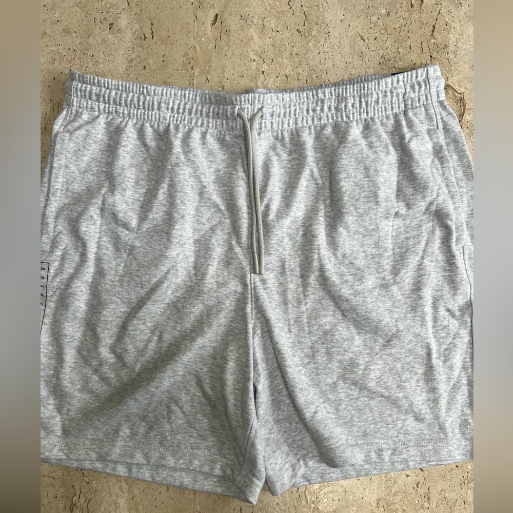 DSG Men’s French Terry Shorts Light Heather Gray Size 2X
